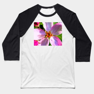 Crabapple Blossoms Photo Print Baseball T-Shirt